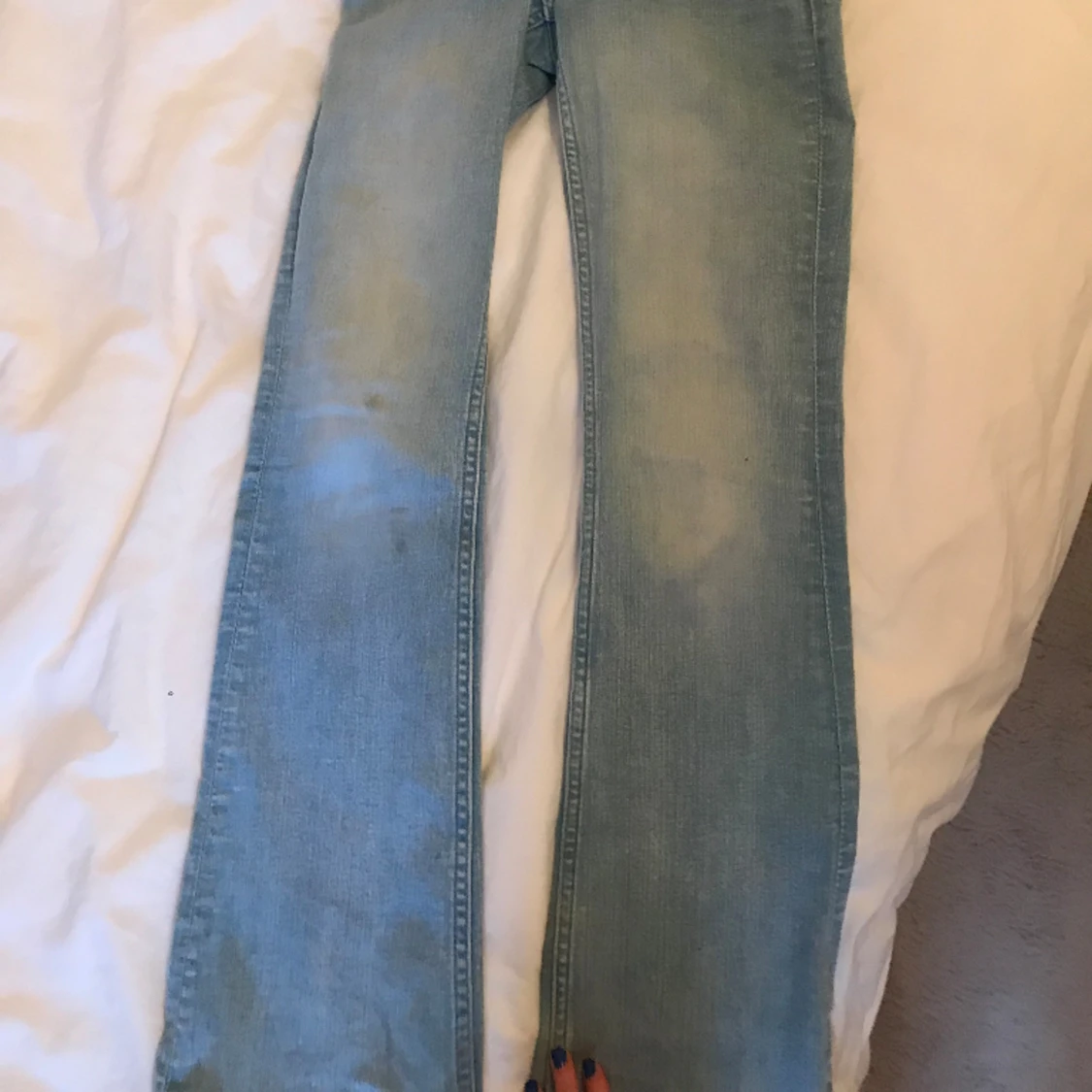 Stl 158Bootcut lowaisted jeans från h&m