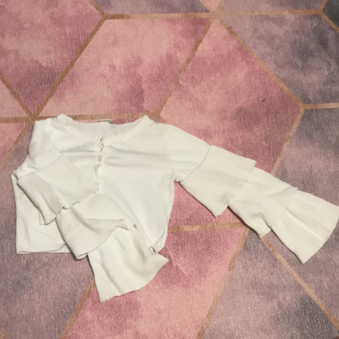 White cute cardigan - 90