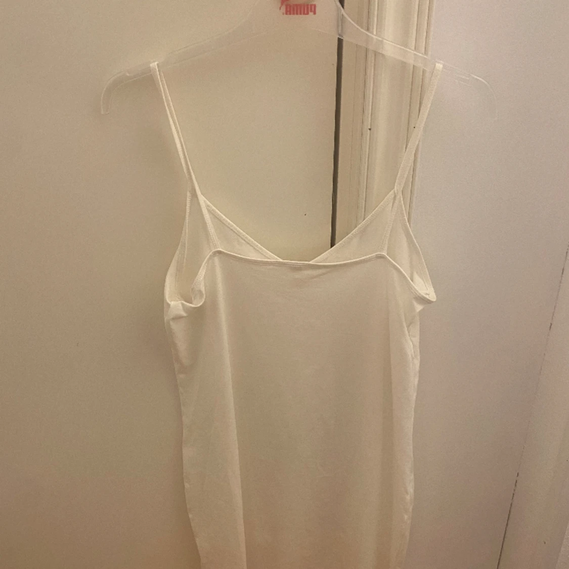 Basic vit klänning  - 90