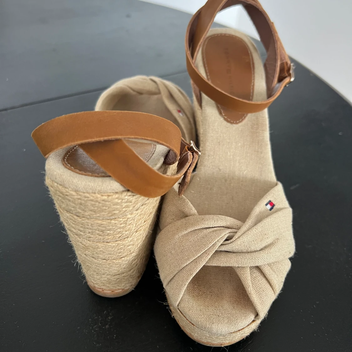 Tommy Hilfiger espadrillos i linne  - 91