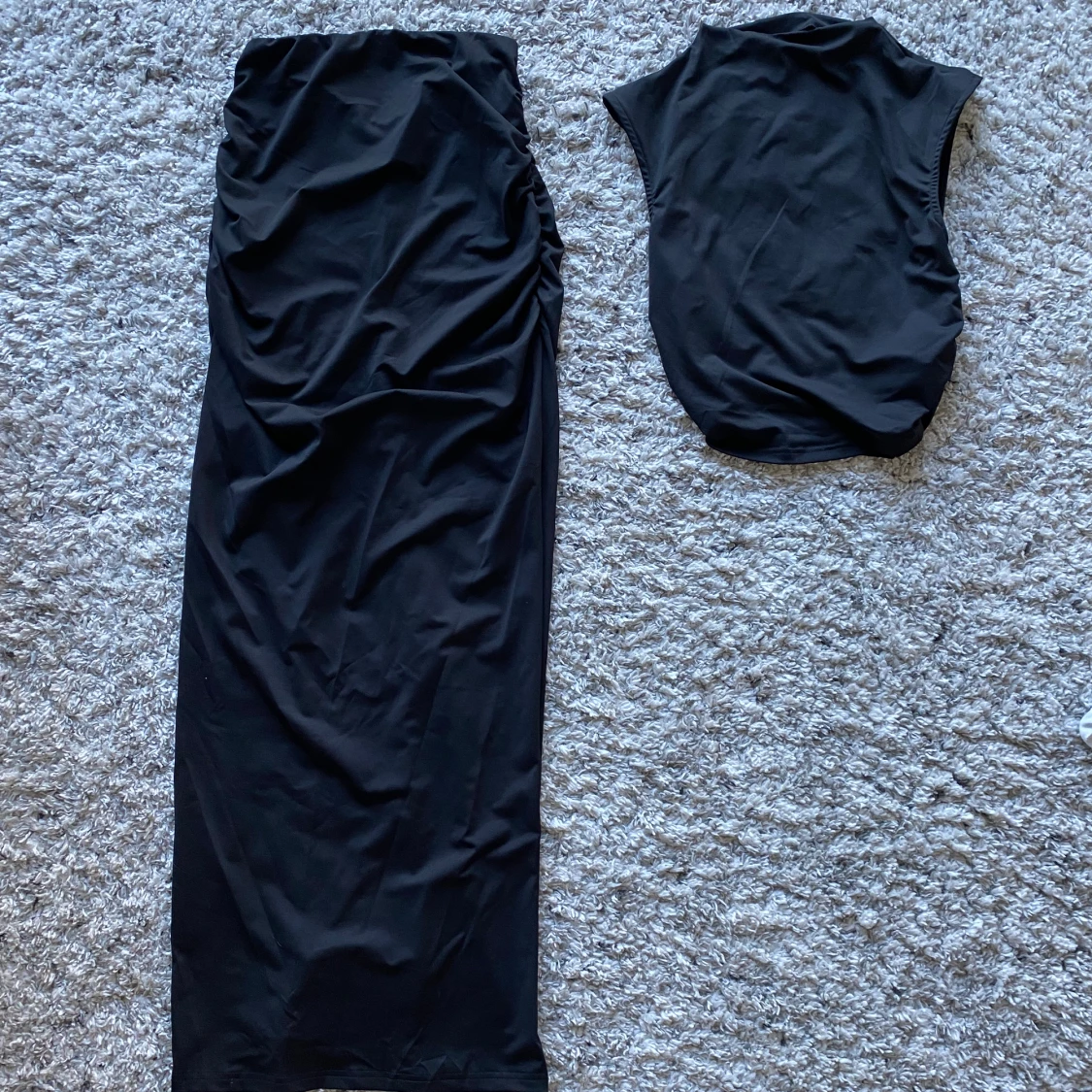 Svart set Kjol och Topp