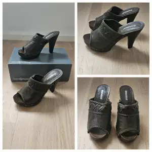Fina sandaletter i storlek 36, klackhöjd 9 cm. Skorna är oanvända och i mycket fint skick. Säljer då de inte längre passar min stil.❌️Seriösa köpare❌️
