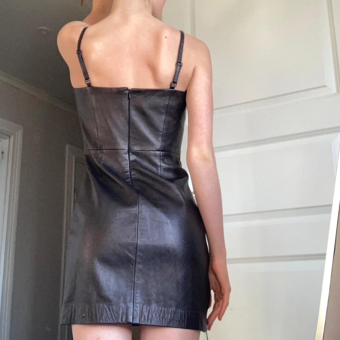 Läder klänning - 92