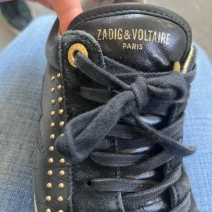 Zadig & Voltaire skor - Så snygga men rätt slitna, främst lädret vid tårna. Köpta för mer än 2000kr, de har lagats hos skomakare på sidan! 
