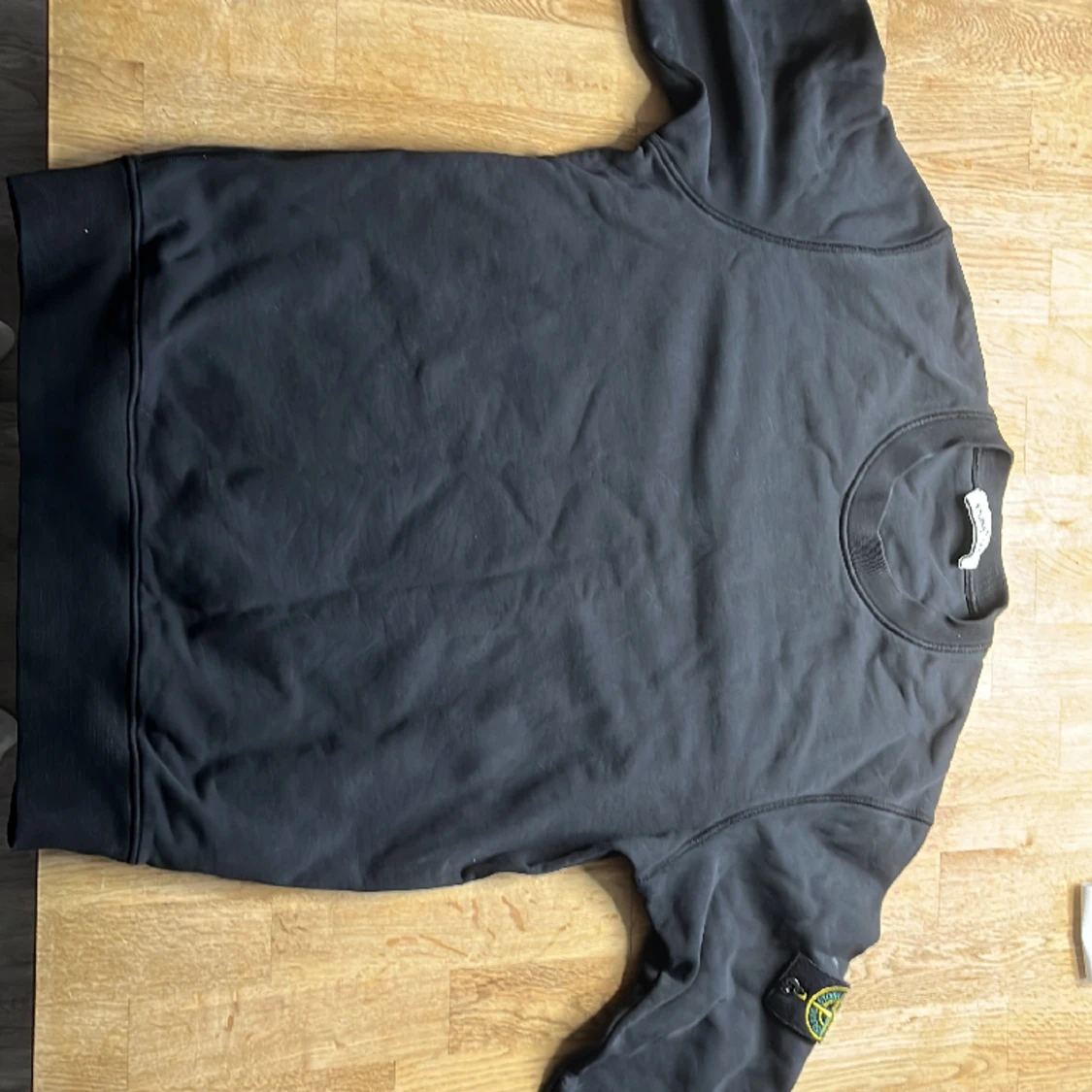 Stone island sweatshirt svart