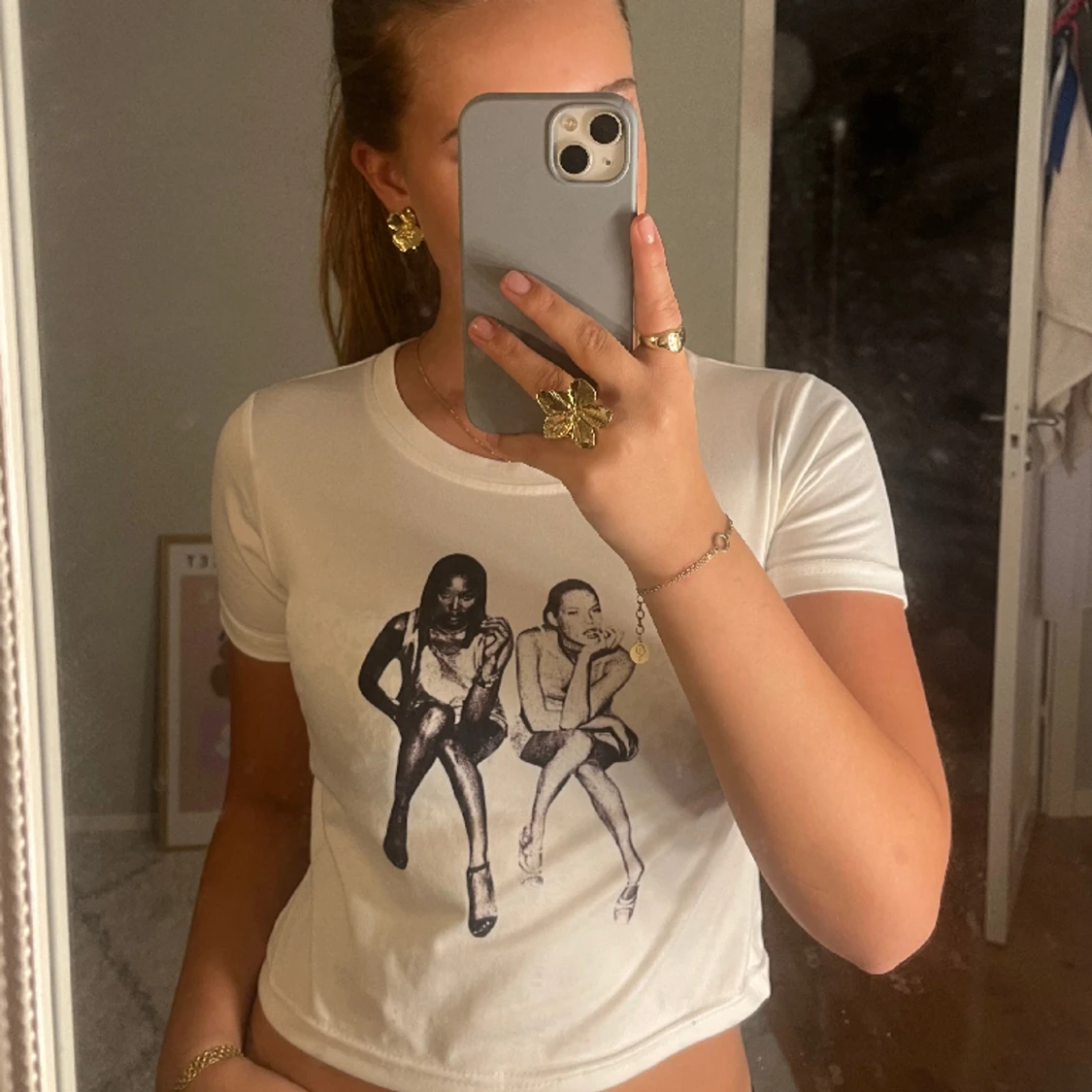 T-shirt med tryck  - 90