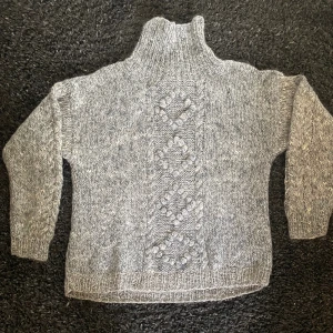 Stickad polo tröja (hemmagjord) - Oversized sticka polo