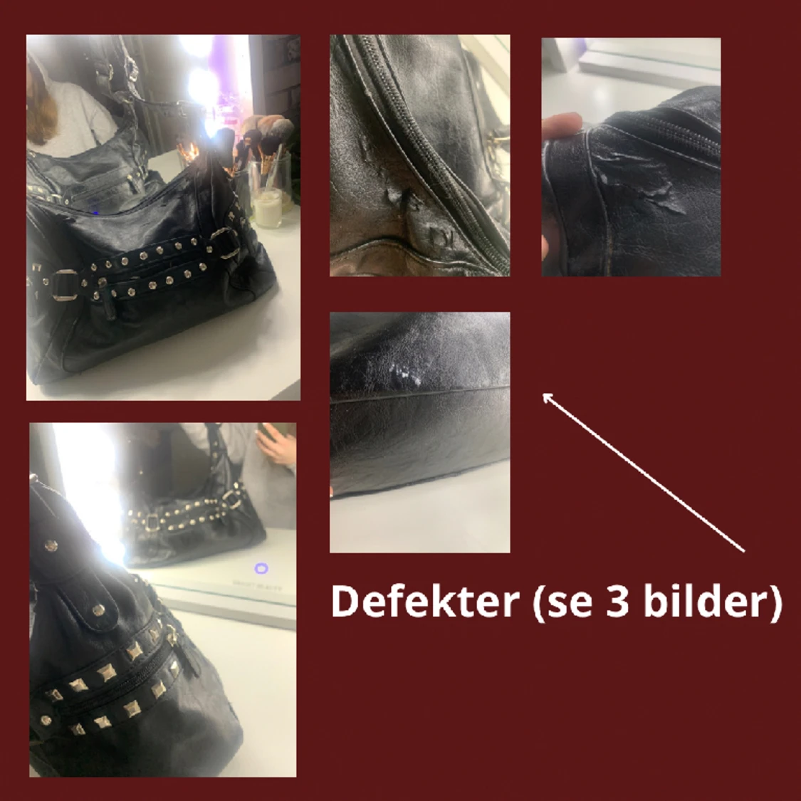 Väska med nitar - 91