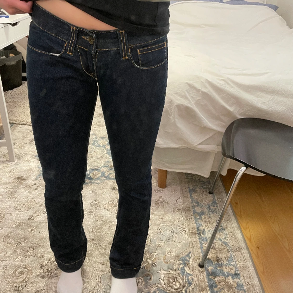 Lågmidjade Jeans - 90
