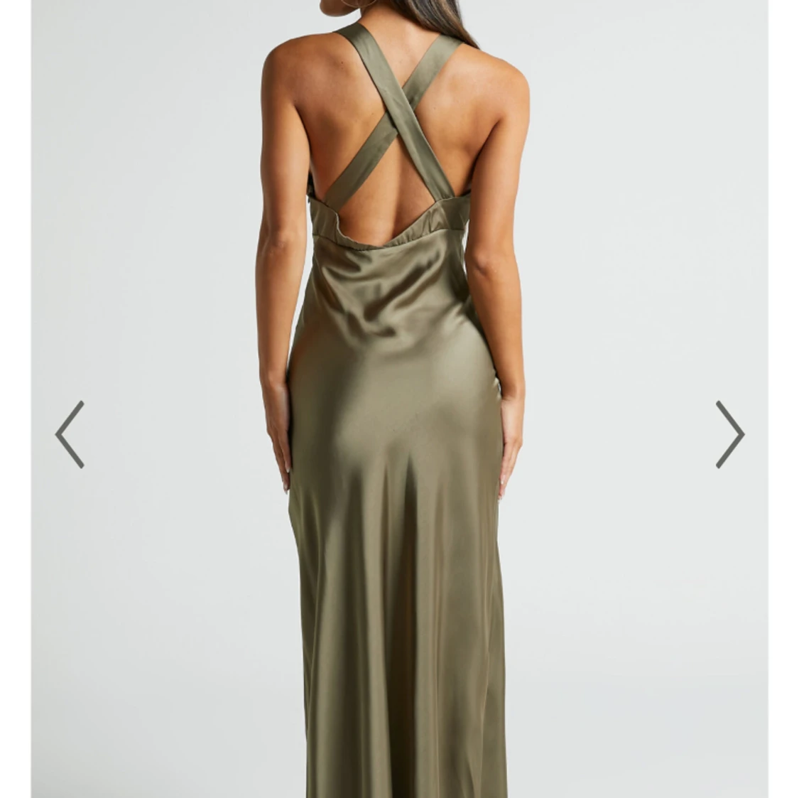 Grön långklänning - 91