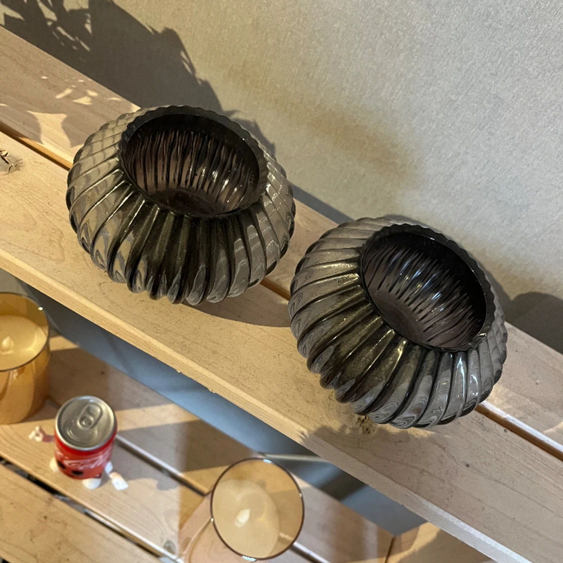 2 st ljuslyktor - 90