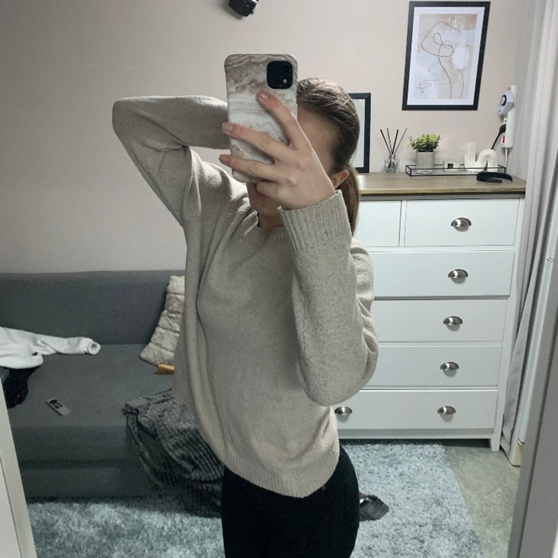 Stickad tröja  - 90