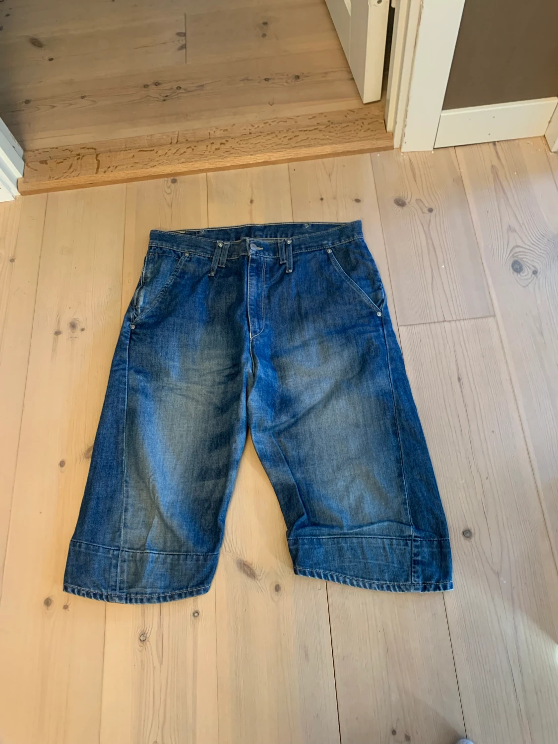Jeans trekvarts - 90