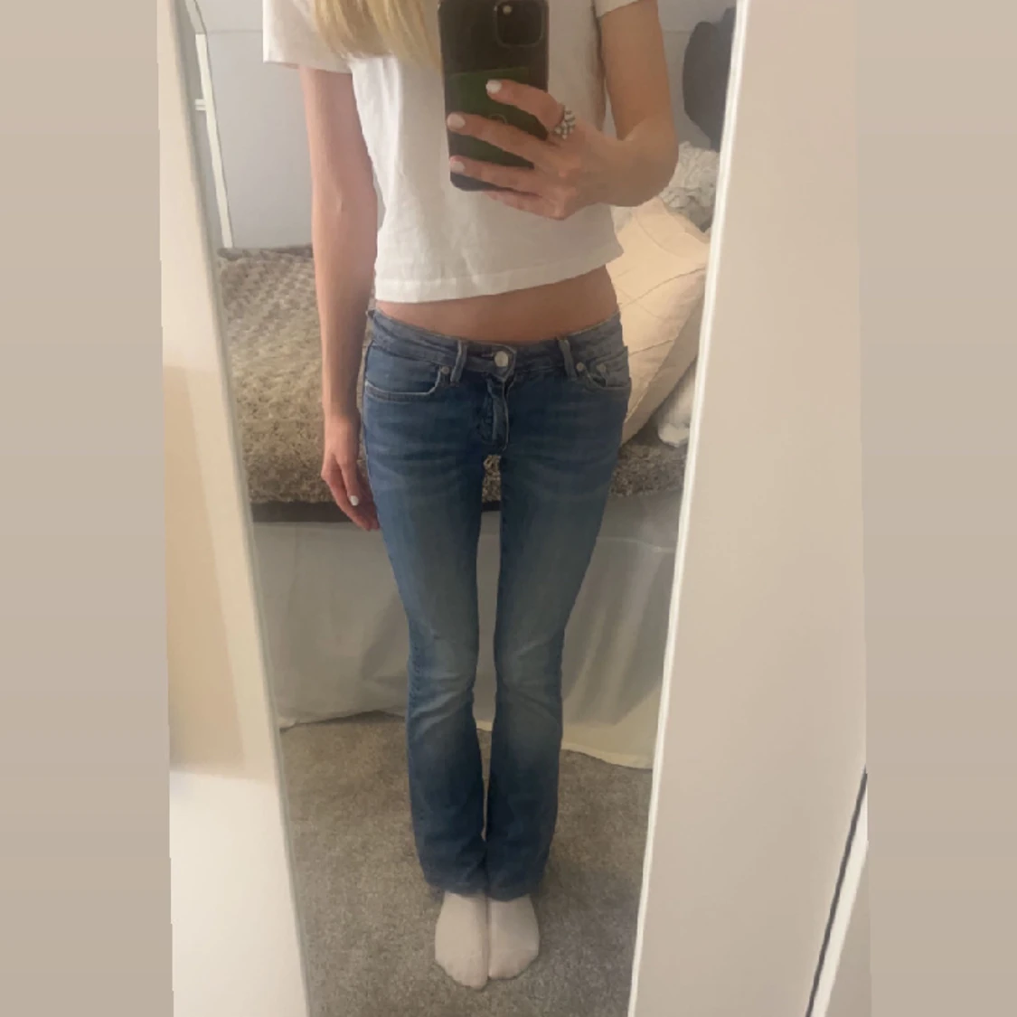 Lågmidjade jeans