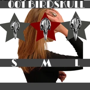 Ring rostfritt stål  - Nu är 001 BIRDSKULL äntligen tillbaka i lager I SAMTLIGA STORLEKAR.⭐️❤️ S, M och L.⭐️ Ringen är i rostfritt stål precis som övriga ringar i vårat sortiment!❤️