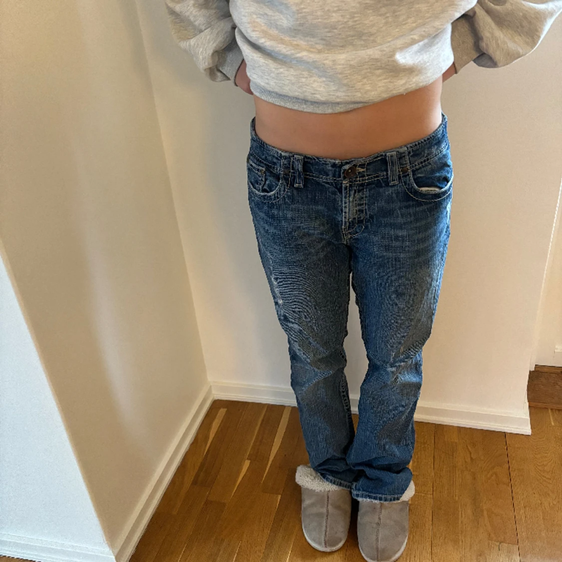 Lågmidjade jeans