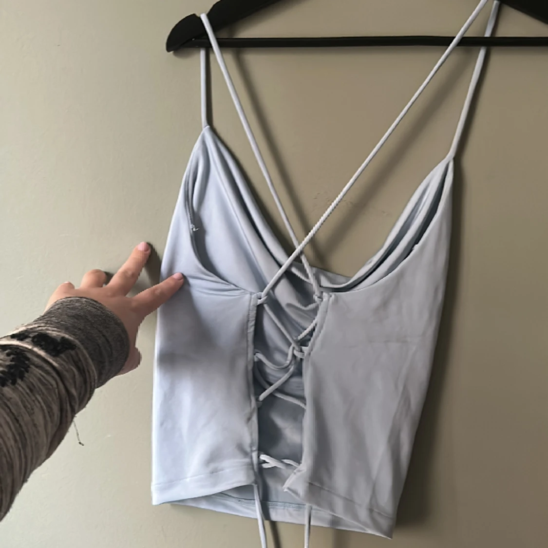 Linne med snörning bak - 90