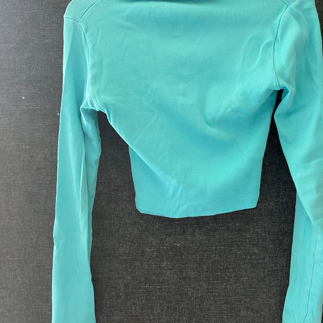 Blå långärmad  - 90