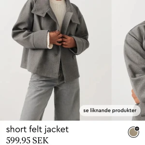 gina tricot kort kappa grå - fint skick, inte mycket använd. säljer eftersom jag har andra jag använder oftare. skriv för bilder