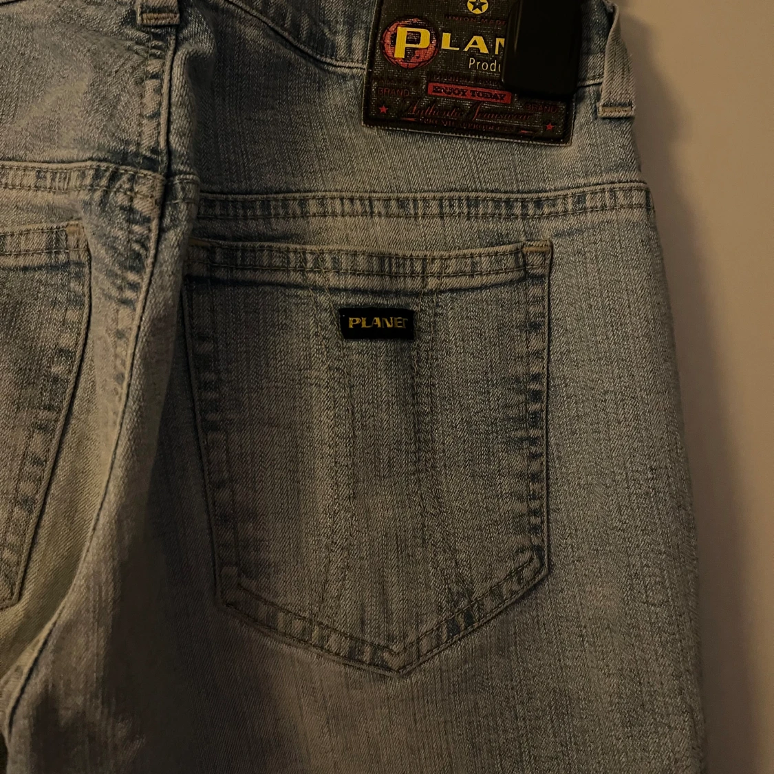 Bootcut ljusblåa jeans vintage - 92