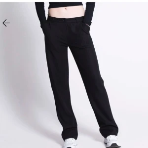 lågmidjade kostymbyxor - Fina, lågmidjade kostymbyxor som jag säljer så de tyvärr inte kommer till användning. De är i väldigt bra skick då de är i princip oanvända!