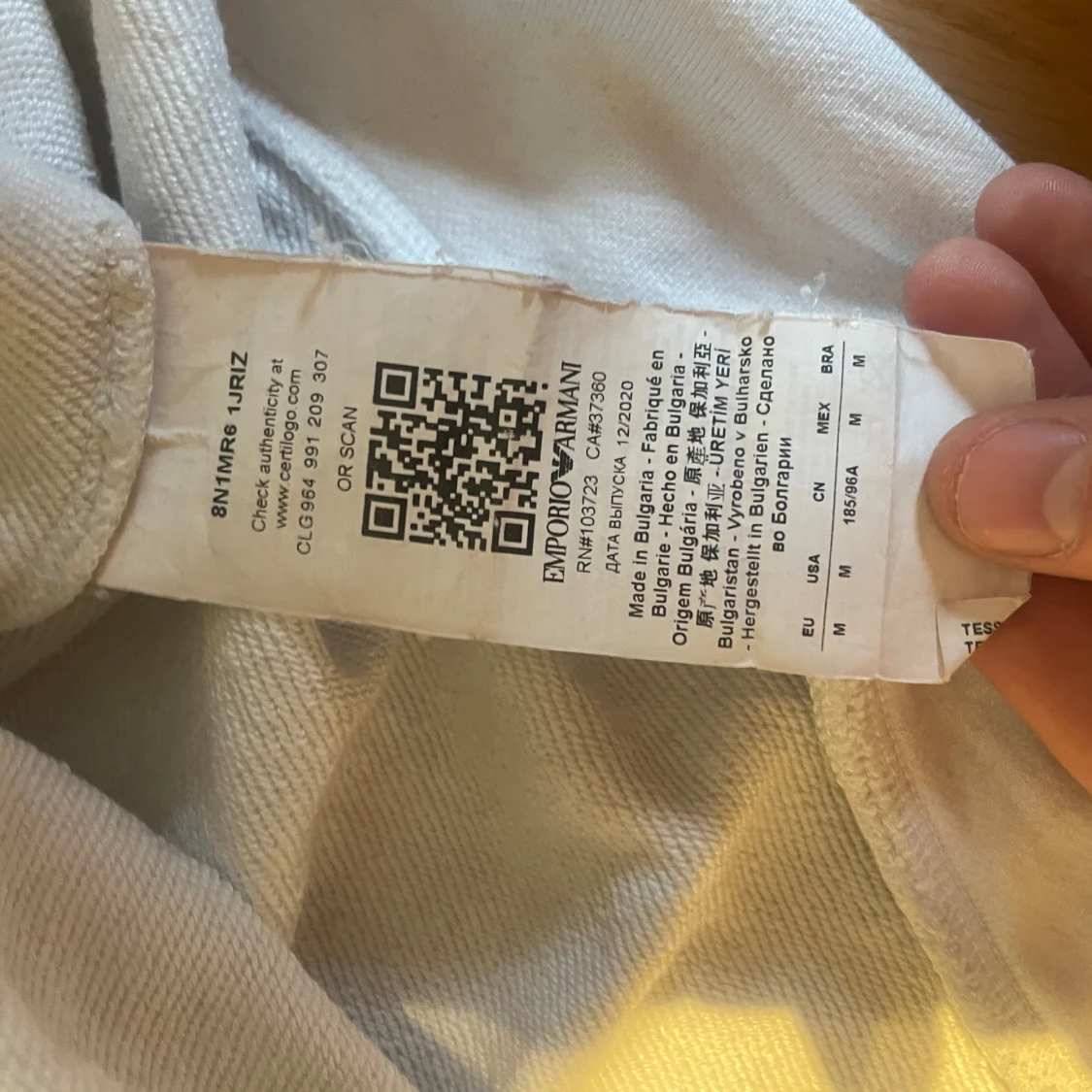 Fin Armani sweatshirt  - 91