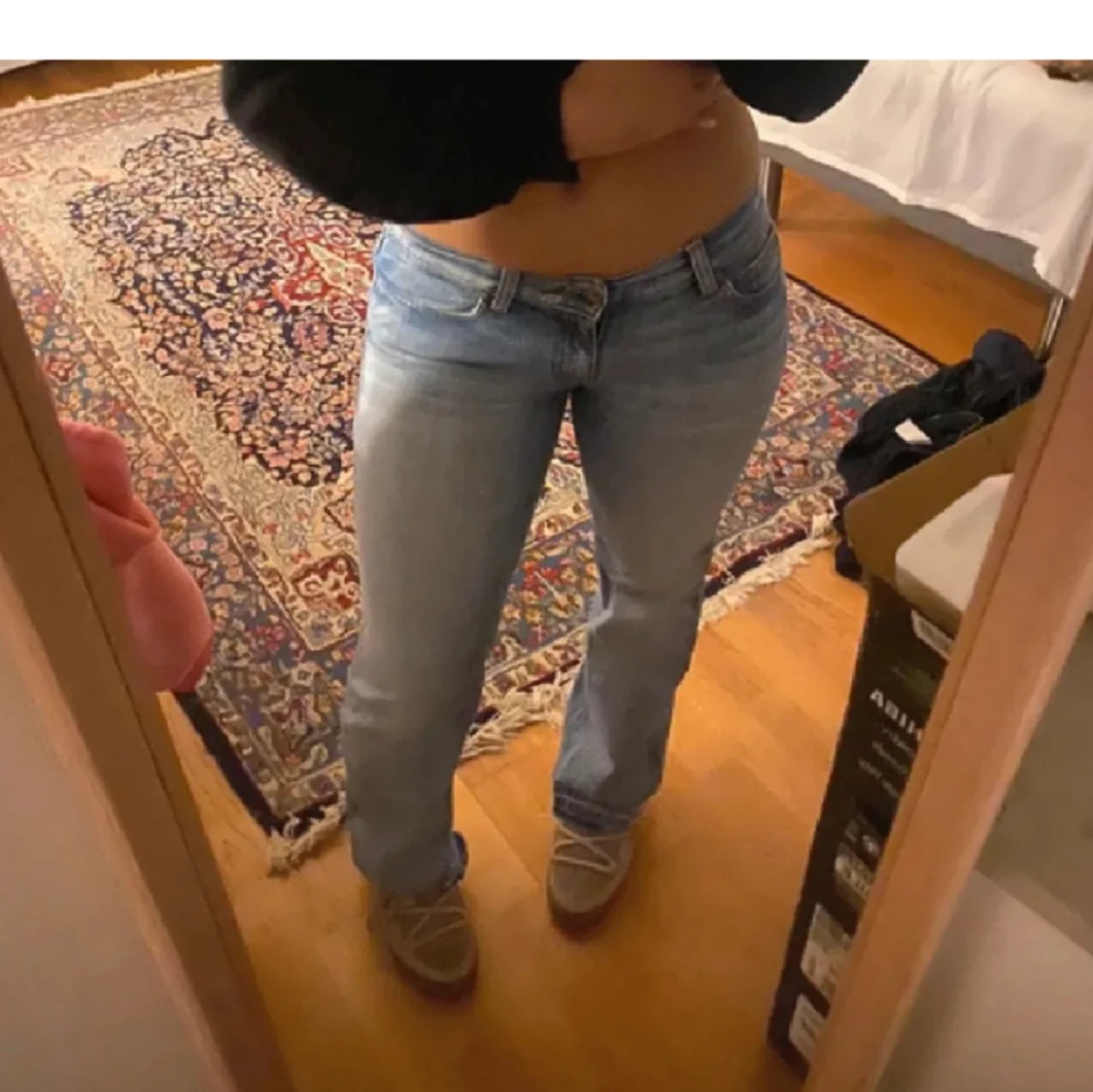 lågmidjade jeans💞💞 - 90