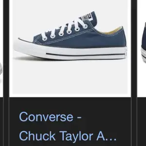 Mörkblåa Converse Använda 1 gång.   Köpare stor för frakt