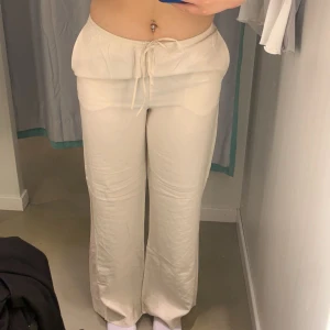 Linnebyxor  - Mid waist 