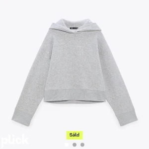 zara hoodie - Säljer denna populära kortare zara hoodie! Storlek M 