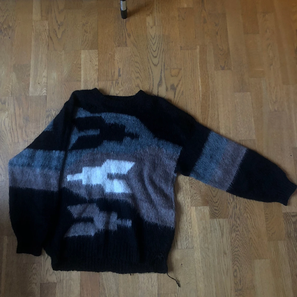 Vintage mohair knit sweater  - 90