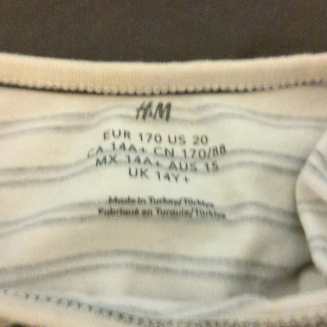 Fin randig magtröja  - 91