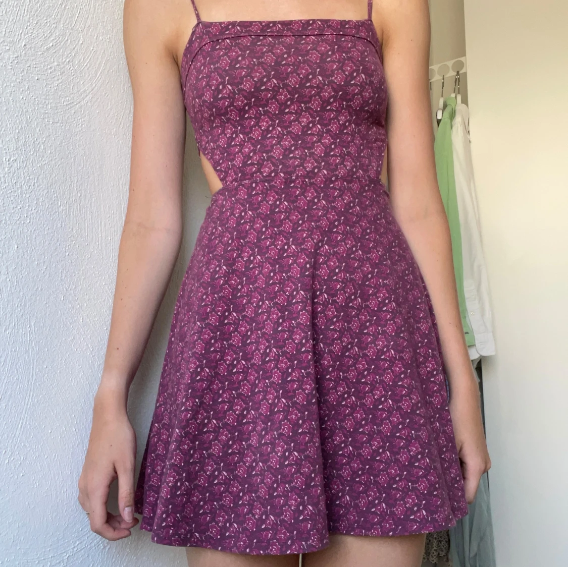 Blommig klänning - 90