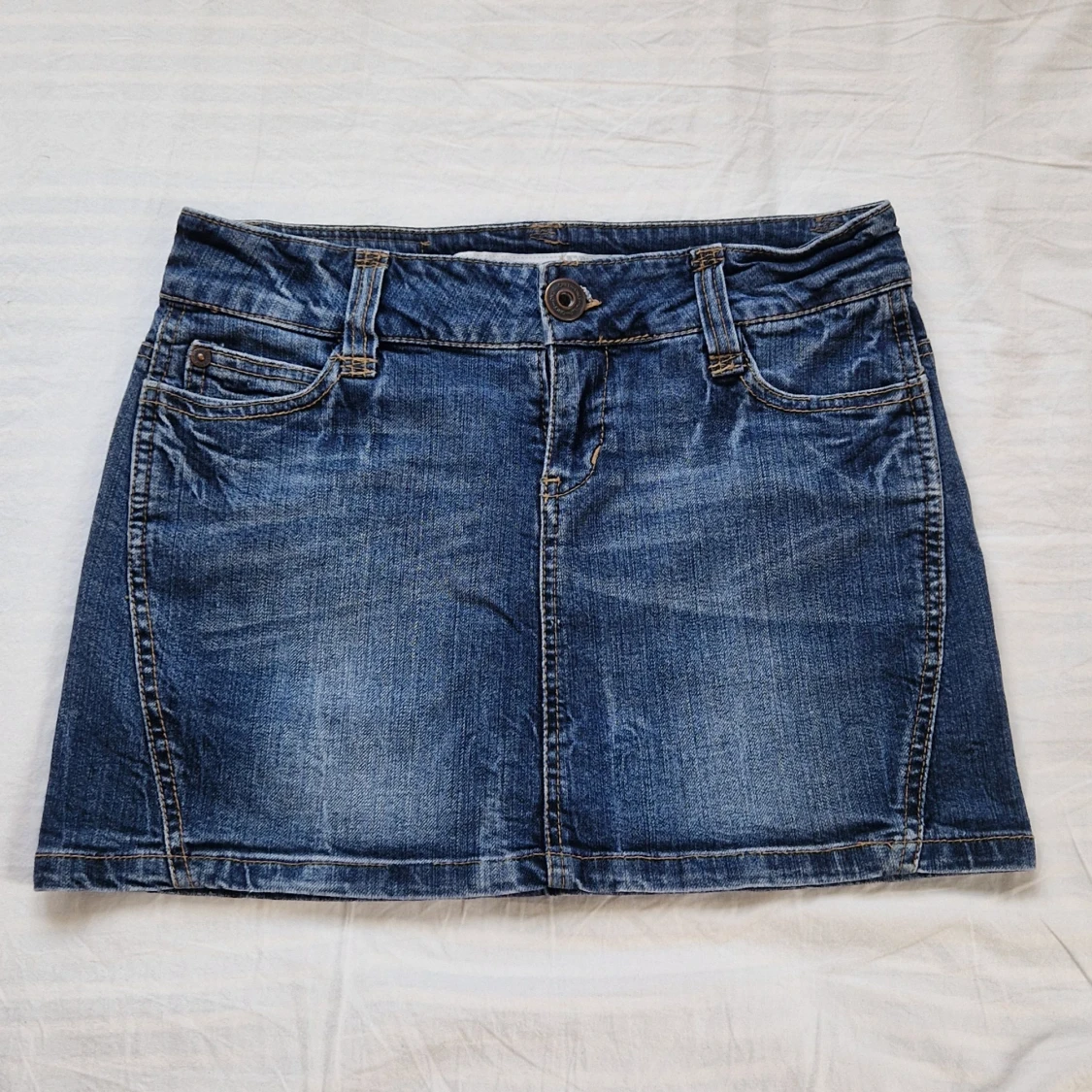 Lågmidjad only jeanskjol