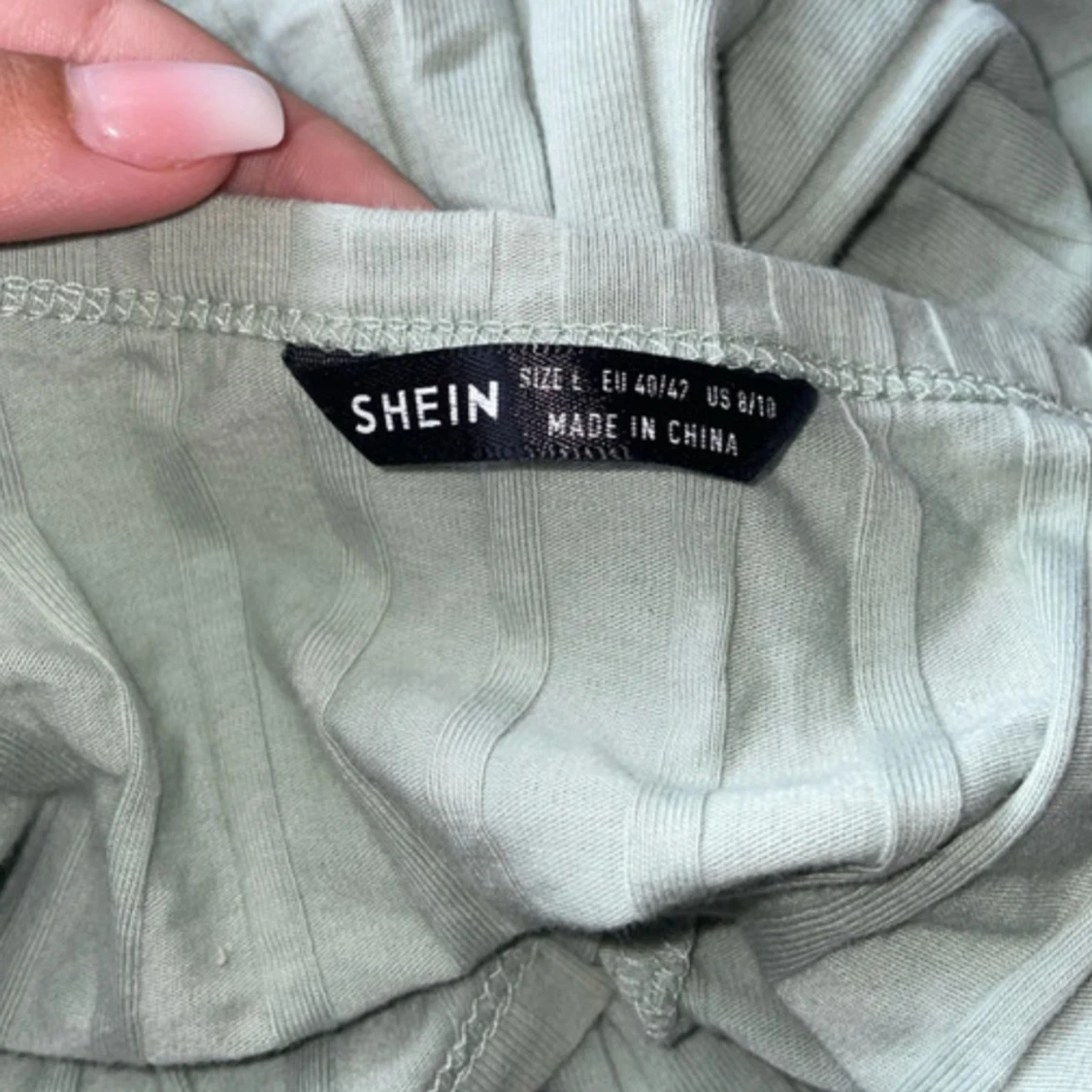 Ljusgrön klänning - 91