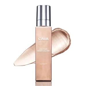All Over Body Glow från CAIA - En skimrande kroppsglans från CAIA i nyansen Golden Dream. Produkten ger en strålande och jämn lyster till huden, perfekt för att framhäva en solkysst look. kostar 495kr, använd vid två tillfällen💞