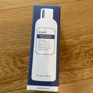 Klairs toner helt ny - Klairs Supple Preparation Unscented Facial Toner är en lätt, fuktgivande toner, helt fri från doft, 180ml