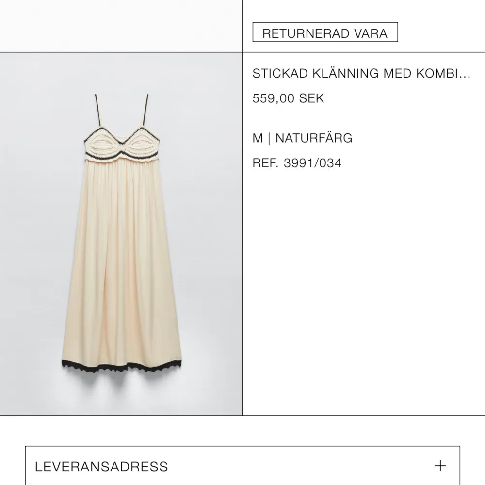 Använd en gång. Från Zara. Nypris 559 kr. 💌Köparen står för fraktkostnaden. . Klänningar.