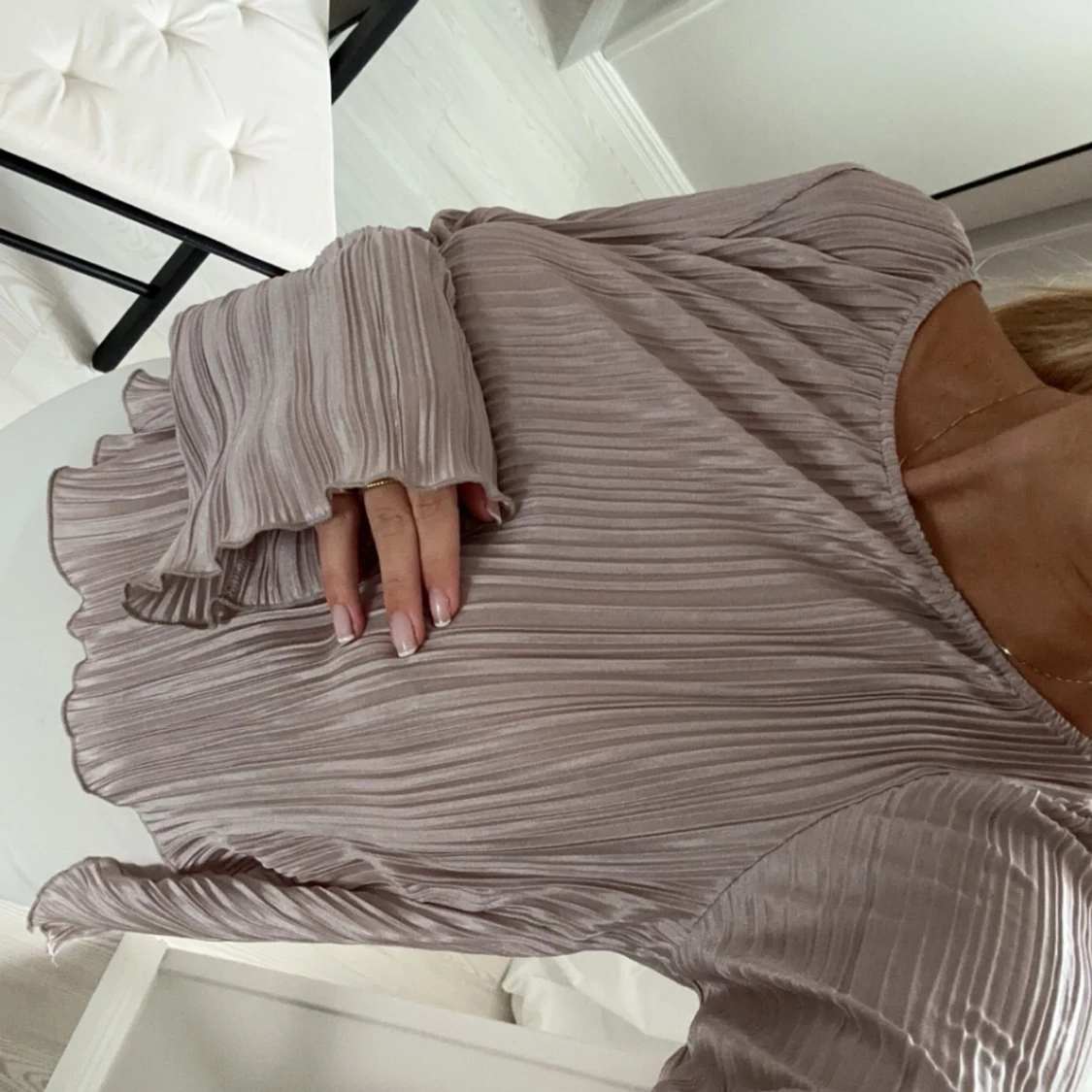 Blus med öppen rygg - 90