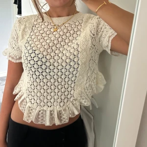 Virkad topp från zara💗💗 - Virkad topp från zara💗💗 Storlek s💖