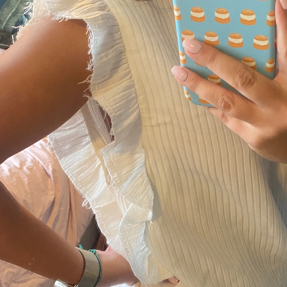 Vit sommarklänning  - 92