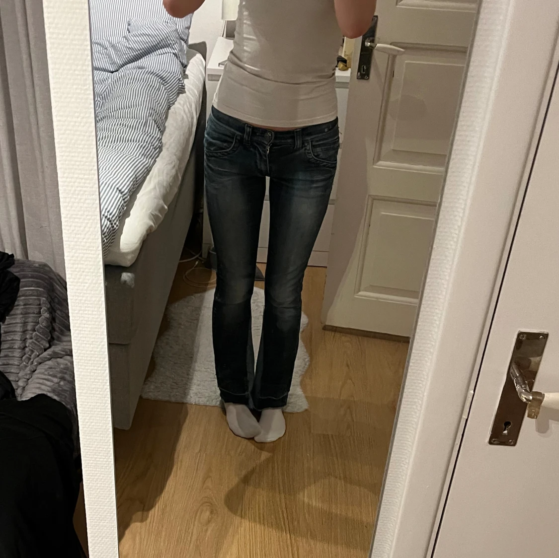 Lågmidjade jeans