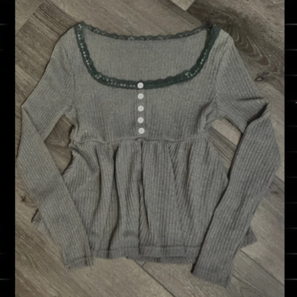 Spets lång armad topp