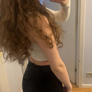Cropped zara topp - Topp från zara, aldrig använd, sitter super bra och lång ärm. Storlek S.