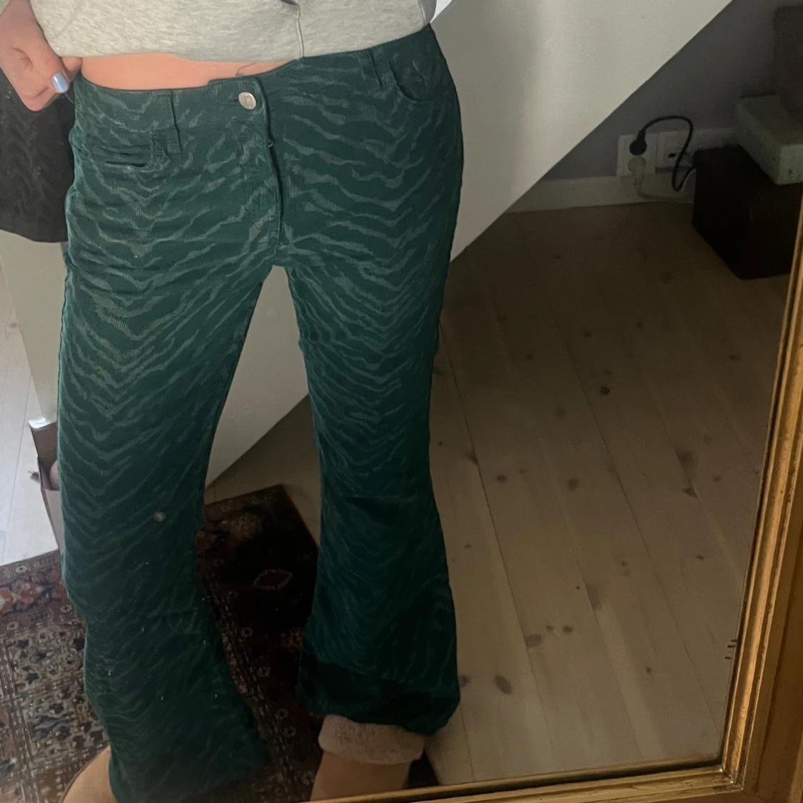 As coola Manchester byxor med zebra mönster  - 91