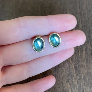 Gröna örhängen - Gröna fina örhängen i klassisk stil. 