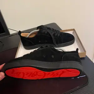 Det är ett par Christian Louboutin skor i storlek 43 färgen är svart 
