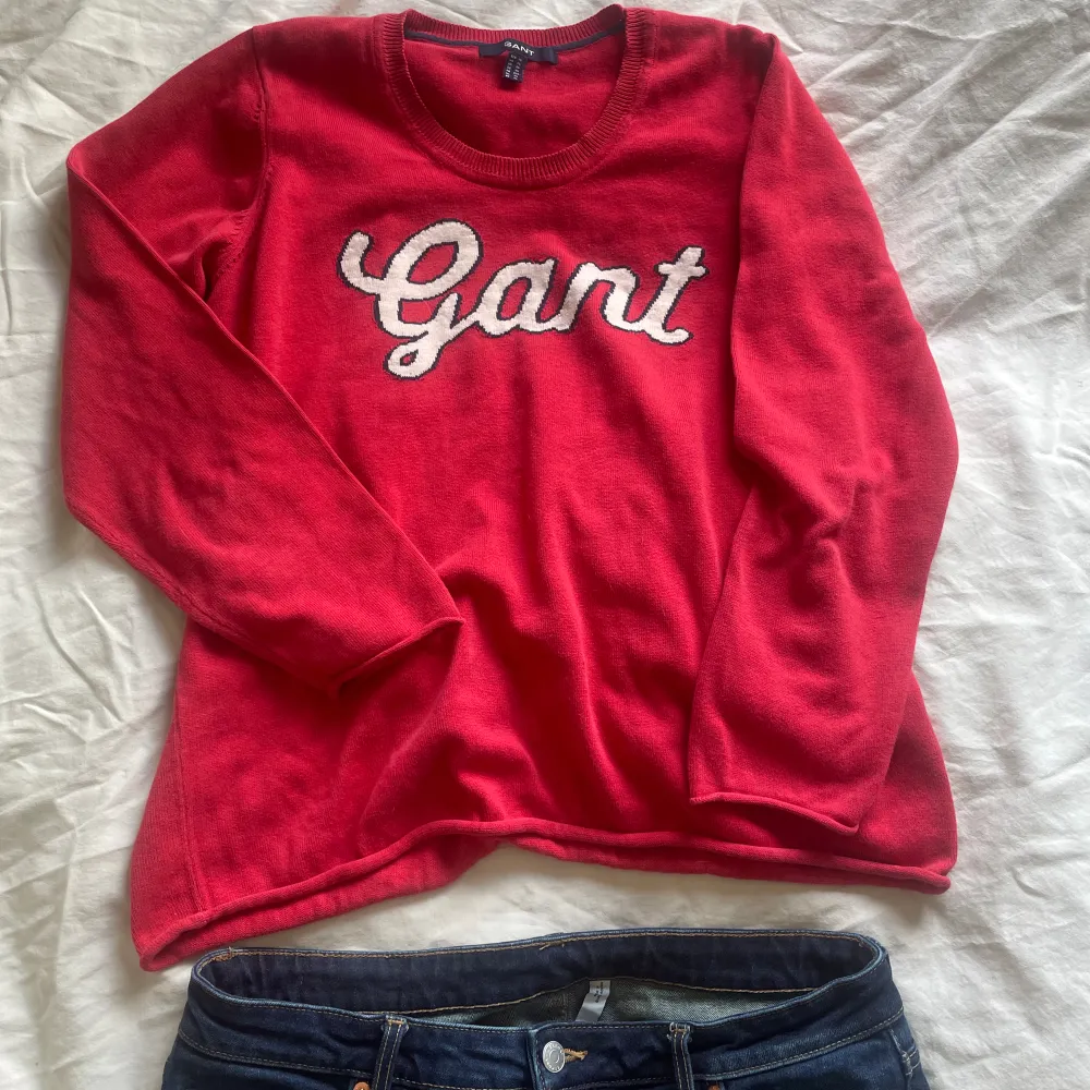 Långärmad tröja Gant. Storlek står xxl men är som en M/L. Bra skick . Tröjor & Koftor.
