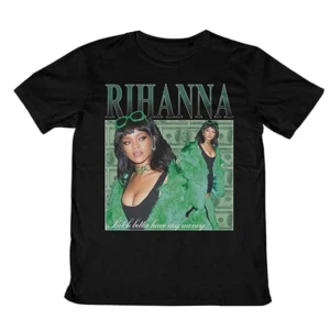 RIHANNA T-shirt 💚 - T-shirt med Rihanna i nyskick!!!!