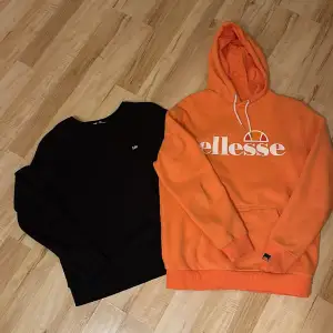 Ellesse hoodie är i stl M och använd två gånger är i fint skick.  Lee Sweatshirt är i stl M endast provad och är i nyskick   Båda tröjorna är inköpta i somras på carlings och jeansbolaget.